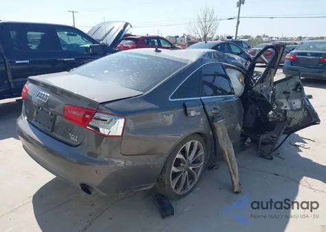 2013 Audi A6 3.0T Premium из США, поврежденный, VIN WAUGGAFC1DN150237